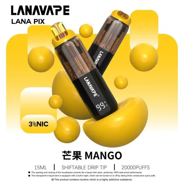 LANAVAPE LANA PIX 抛棄式| 20000口【新款 閃光彈】